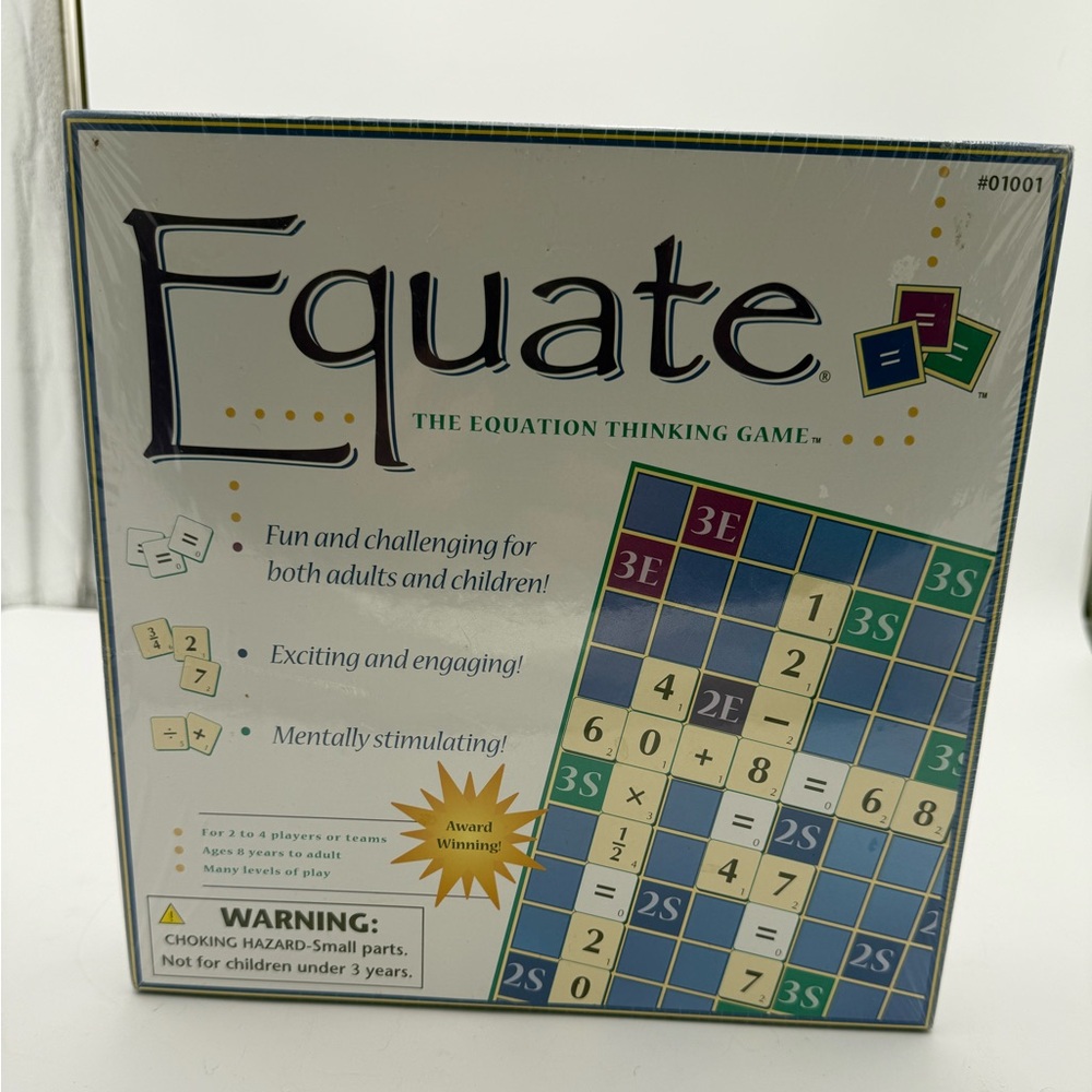 Equate The Equation Thinking Math Board Game Educational Fun.